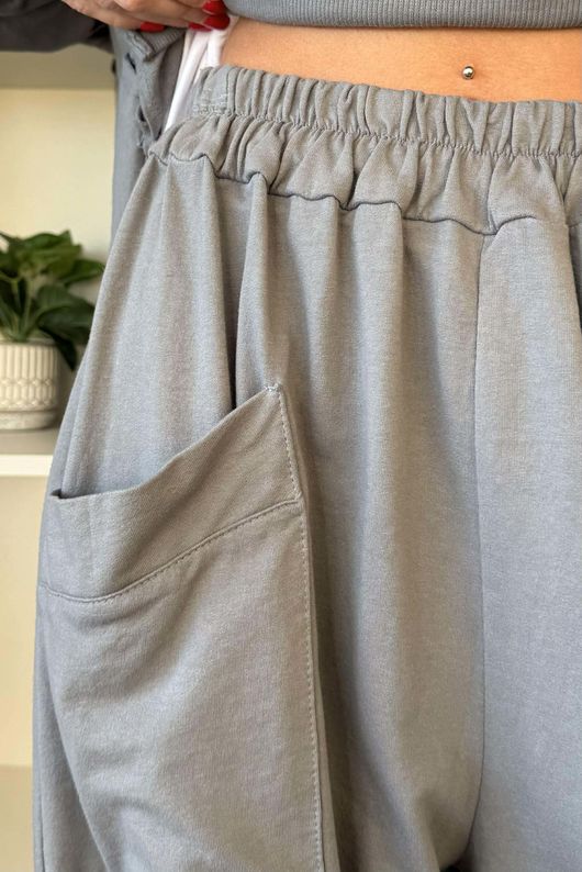 Lagen Shelby Sweatshirt Barrel Pant Storm /5